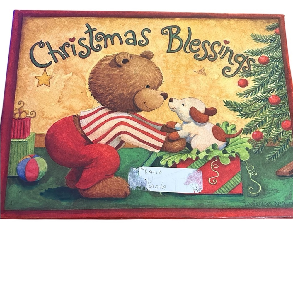Christmas tree shop Christmas Blessings Keepsake Box with Gingerbread & Gnome